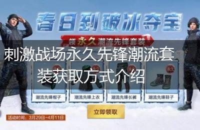 刺激战场永久先锋潮流套装获取方式介绍