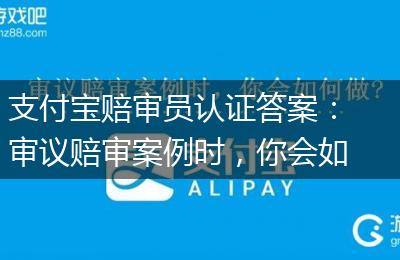 支付宝赔审员认证答案：审议赔审案例时，你会如何做?
