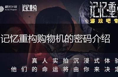 记忆重构购物机的密码介绍