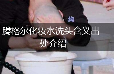 腾格尔化妆水洗头含义出处介绍