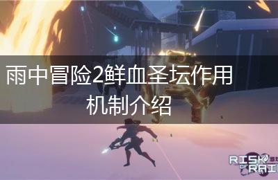 雨中冒险2鲜血圣坛作用机制介绍