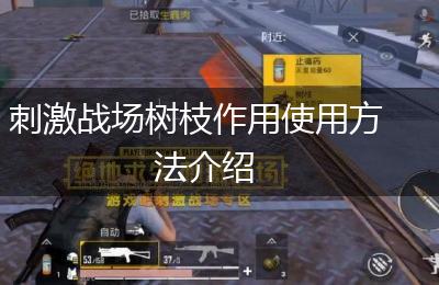 刺激战场树枝作用使用方法介绍