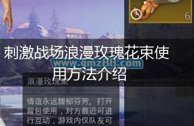 刺激战场浪漫玫瑰花束使用方法介绍