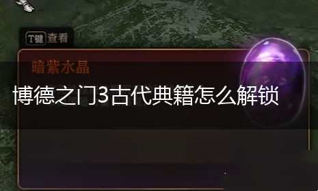 博德之门3古代典籍怎么解锁,第1张