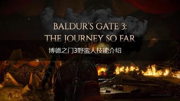博德之门3野蛮人技能介绍,第1张