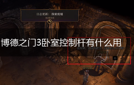 博德之门3卧室控制杆有什么用,第1张