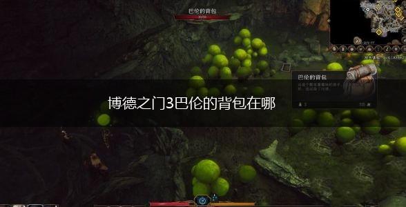 博德之门3巴伦的背包在哪,第1张