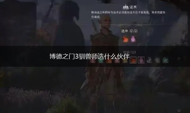 博德之门3驯兽师选什么伙伴,第1张