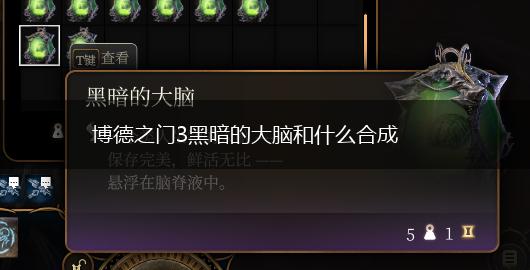 博德之门3黑暗的大脑和什么合成,第1张