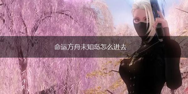 命运方舟未知岛怎么进去,第1张