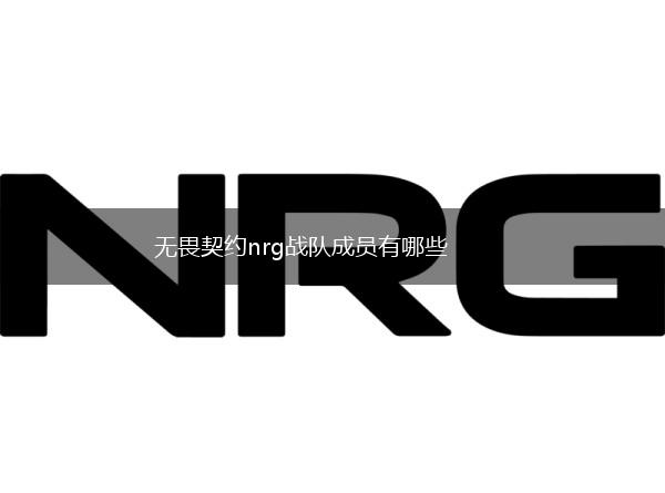 无畏契约nrg战队成员有哪些,第1张