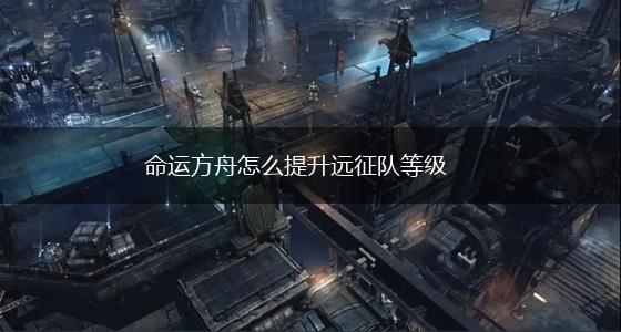 命运方舟怎么提升远征队等级,第1张