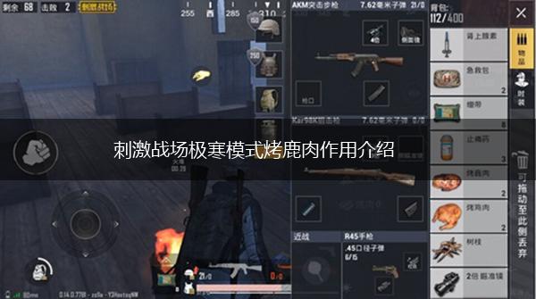 刺激战场极寒模式烤鹿肉作用介绍,第1张