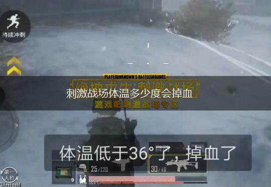 刺激战场体温多少度会掉血,第1张