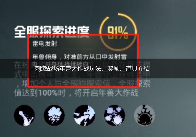 刺激战场年兽大作战玩法、奖励、道具介绍,第1张