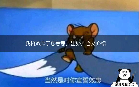 我将效忠于您意思、出处、含义介绍,第1张