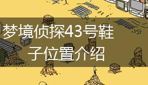 梦境侦探43号鞋子位置介绍,第1张