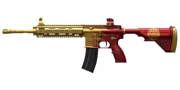 刺激战场M416迎春赐吉皮肤,第2张