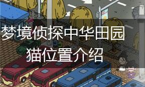 梦境侦探中华田园猫位置介绍,第1张