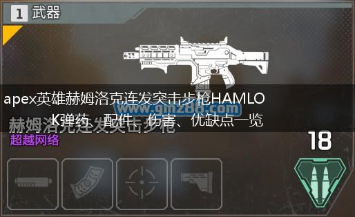 apex英雄赫姆洛克连发突击步枪HAMLOK弹药、配件、伤害、优缺点一览,第1张
